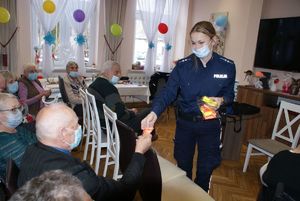 Policjanci podczas spotkania.